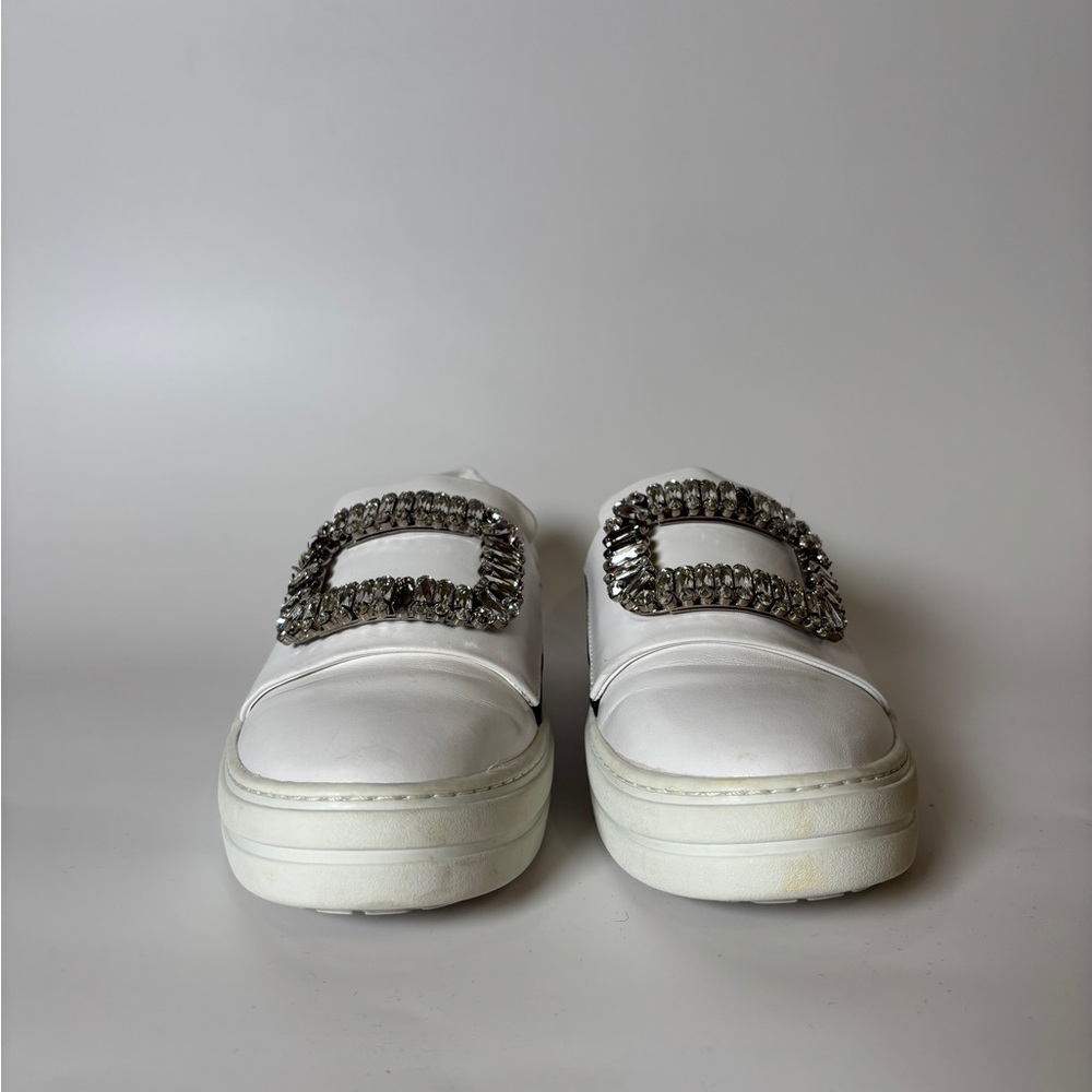 Roger Vivier Crystal Buckle Sneakers